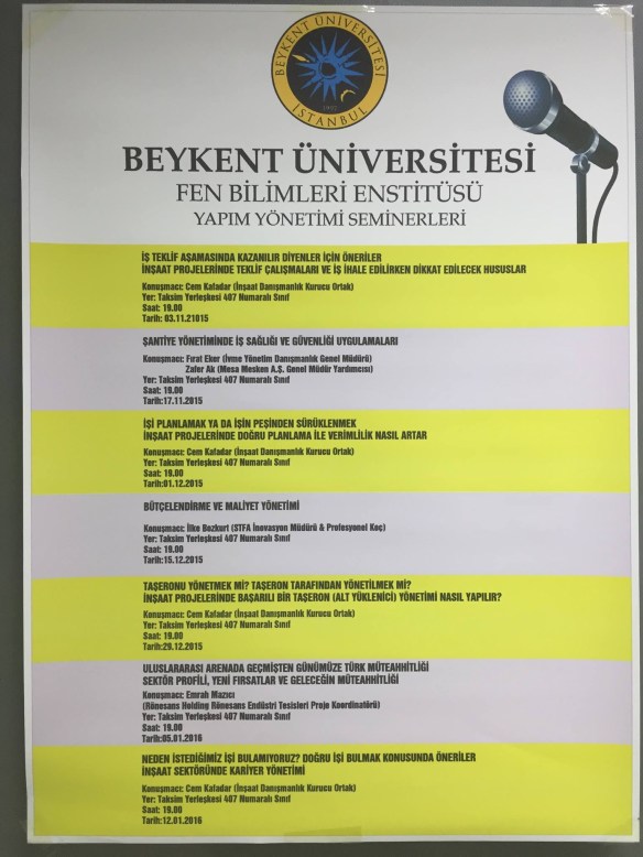 Beykent Seminer Programı